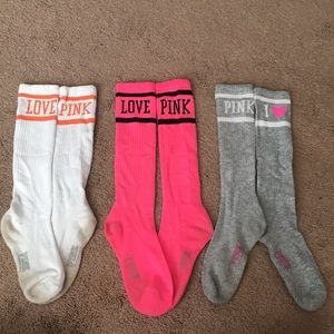 PINK high socks